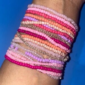 Colorful Beaded Bracelet Set